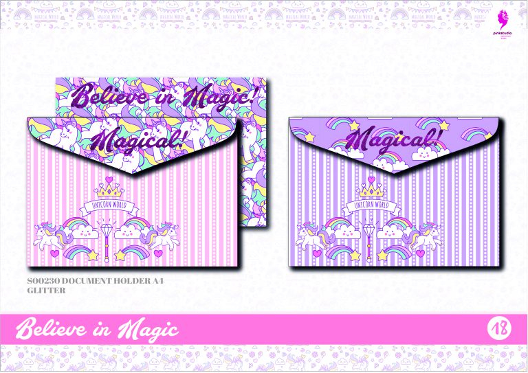 Stationary collection Believe in Magic - PinkstudioPinkstudio